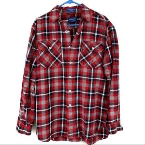 *sold* pendleton burnside button up flannel shirt